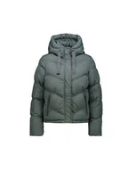 Kurtki damskie - Garcia Kurtka pikowana w kolorze zielonym - miniaturka - grafika 1