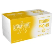 Styropian - STYROPMIN Płyta standardowa FASADA PRO 45 gr.030 gładka 500 x 1000 - miniaturka - grafika 1