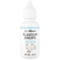 Soki i napoje niegazowane - GymBeam Flavor Drops, krople aromatyzujące, coconut, 30 ml - miniaturka - grafika 1