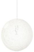 Lampy sufitowe - KingHome Lampa wisząca 110cm Luna biała 1027S-110.WHITE - miniaturka - grafika 1