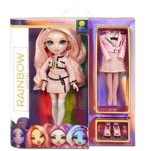 MGA Entertainment Rainbow High Rainbow High Bella Parker Pink Lalka Modowa 570738 0000044273 - Lalki dla dziewczynek - miniaturka - grafika 3