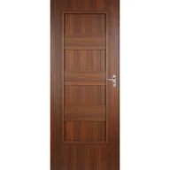 Drzwi wewnętrzne - Drzwi wewnętrzne CERES 2 orzech north pełne 80 L - miniaturka - grafika 1