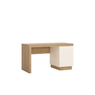 Biurka - Biurko LYOB01 Lyon J Meble Wójcik Biały, Dąb Riviera Jasny - miniaturka - grafika 1