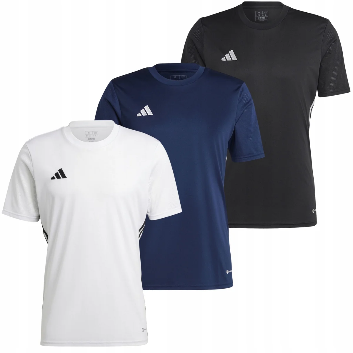 Adidas Zestaw Męski Komplet Koszulka T-shirt Biała + Czarna + Granatowa XXL