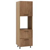 Meble kuchenne - Asti Słupek Pod Zabudowę Piekarnika Dps2-60-197_Blum Fornir - miniaturka - grafika 1