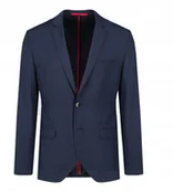 Marynarki męskie - HUGO BOSS MARYNARKA MĘSKA GRANATOWA WEŁNIANA 98 JHF - miniaturka - grafika 1