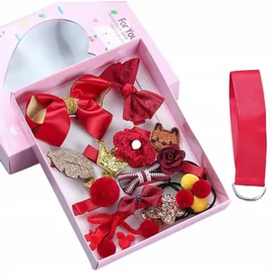 Korbi, Zestaw Dziewczynki Gumki Włosów Spinki, 7 - Ozdoby do włosów - miniaturka - grafika 1