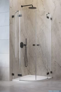 Radaway Essenza Pro Brushed GunMetal Pdd kabina 80x80 cm szczotkowany grafit 10095080-92-01L/10095080-92-01R - Kabiny prysznicowe - miniaturka - grafika 1