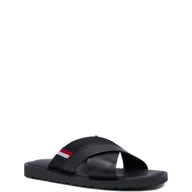 Klapki i japonki męskie - Tommy Hilfiger Skórzane klapki CRISS C - miniaturka - grafika 1