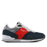 Buty dla chłopców - Sneakersy Pepe Jeans London B Brighton PBS30552 Granatowy - miniaturka - grafika 1