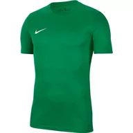 Odzież sportowa dziecięca - Nike, Koszulka dziecięca, Park VII Boys BV6741 302, zielony, rozmiar S - miniaturka - grafika 1