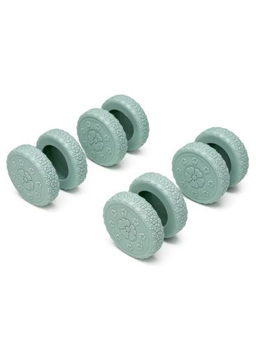 Silikonowe ochraniacze na koła walizki Puccini - kwiatki