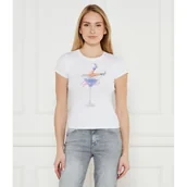 Koszulki i topy damskie - GUESS T-shirt | Slim Fit - miniaturka - grafika 1