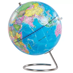Beliani Globus niebieski z magnesami CARTIER - Globusy - miniaturka - grafika 1