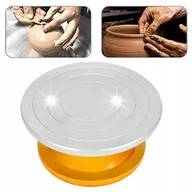 Zabawki kreatywne - KOŁO GARNCARSKIE TOCZEK OBROTOWY DO GLINY 25cm - miniaturka - grafika 1