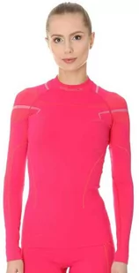 Brubeck Koszulka termoaktywna damska THERMO LS13100A Fuchsia - Koszulki sportowe damskie - miniaturka - grafika 1