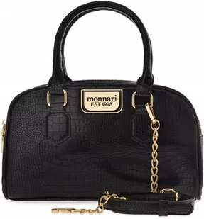 Monnari Elegancka Torebka Damska Croco Mały Kuferek Shopper Skóra Krokodyla - Torebki damskie - miniaturka - grafika 1