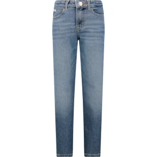 CALVIN KLEIN JEANS Jeansy | Regular Fit | high rise - Spodnie sportowe damskie - miniaturka - grafika 1