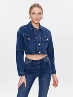 Kurtki damskie - Morgan Kurtka jeansowa 231-VEIKO Niebieski Regular Fit - miniaturka - grafika 1