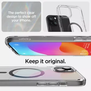 Etui Spigen Ultra Hybrid Mag do MagSafe do iPhone 15 carbon fiber - Etui i futerały do telefonów - miniaturka - grafika 5