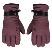 Rękawice narciarskie - Rękawice narciarskie Roxy Jetty Solid ERJHN03267 Szary - miniaturka - grafika 1