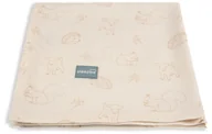 Rożki i beciki - Otulacz Kocyk Niemowlęcy Chusta Do Karmienia Bambusowa Vintage Animals Cream Sleepee - miniaturka - grafika 1