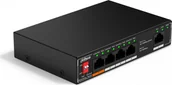 Switche - Switch Dahua Technology SWITCH POE SF1005P 4-PORTOWY DAHUA - miniaturka - grafika 1