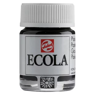 Talens Ecola farba tempera Gwasz 16ml 700 black - Farby i media malarskie - miniaturka - grafika 1