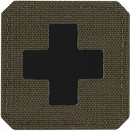 Odzież taktyczna i umundurowanie - Naszywka medyczna M-Tac Medic Cross Laser Cut - Ranger Green/Black (51122232) - miniaturka - grafika 1