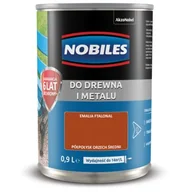 Emalie - Farba ftalowa do drewna i metalu Ftalonal Orzech Średni 0,9 l Nobiles - miniaturka - grafika 1