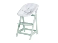 Krzesełka do karmienia - Roba Krzesełko do karmienia 2w1 "Born Up Zickzack" (Miętowy) - miniaturka - grafika 1
