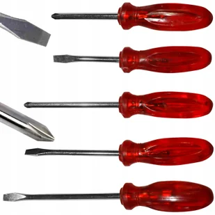 Top Tools wkrętaki, komplet 5 sztuk, niebieskie, 39D105 - Śrubokręty - miniaturka - grafika 2