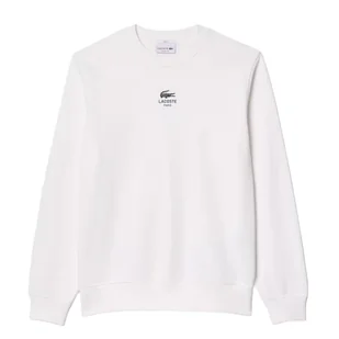 felpe senza cappuccio uomo lacoste - sweatshirt - bianco - Bluzy męskie - miniaturka - grafika 1