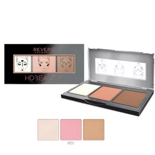 Revers Paleta do konturowania twarzy HDBEAUTY PRO CONTOUR PALETTE - Bronzery i konturowanie twarzy - miniaturka - grafika 1