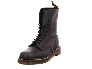 Dr. Martens Damskie kozaki 1490 Black Virginia, czarny, 42 EU - Kozaki damskie - miniaturka - grafika 1