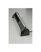 Listwy zasilające - Brennenstuhl 1391020600 3 M 6X Gniazdo Czarny Srebrny - miniaturka - grafika 1