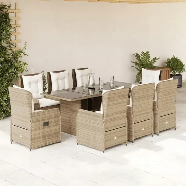 Zestaw Mebli Ogrodowych Komplet Z Poduszkami Rattan Na Ogród Taras Balkon