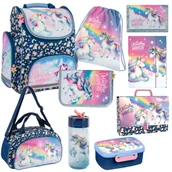 Zestawy szkolne - ZESTAW SZKOLNY DLA DZIEWCZYNKI 9-ELEMENTÓW JEDNOROŻEC 16 DERFORM - miniaturka - grafika 1