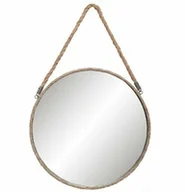 Lustra - Lustro Na Sznurze Okrągłe B Clayre & Eef - miniaturka - grafika 1