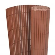 Ogrodzenia - Vidaxl shumee dwustronne 90 x 400 cm brązowe - miniaturka - grafika 1