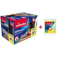 Miotły, szufle, mopy - Mop płaski VILEDA Ultramax box + Pucerka (3 sztuki) - miniaturka - grafika 1