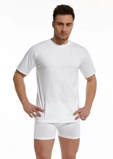 Koszulki męskie - KOSZULKA CORNETTE AU-202 (kolor biały, rozmiar XXL) - grafika 1