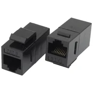 Wtyczki i adaptery - Łącznik przewodów keystone rj45-rj45 netrack kat. 6 utp 106-73 - miniaturka - grafika 1