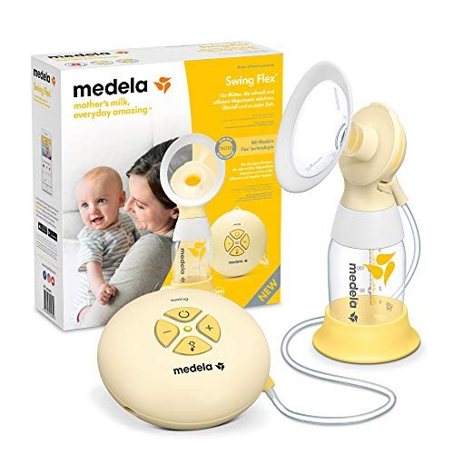 Medela Swing Flex Laktator elektryczny pojedynczy laktator, kompaktowa i przenośna konstrukcja, z wkładkami PersonalFit Flex i technologią 2-fazową Expression