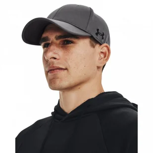 Męska czapka z daszkiem Under Armour Men's UA Team Blitzing - szara - Czapki damskie - miniaturka - grafika 1