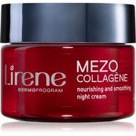 Kremy do twarzy - Lirene Mezo Collagène krem wygładzający na noc o działaniu regenerującym 50 ml - miniaturka - grafika 1