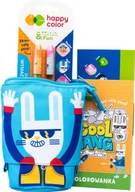 Piórniki - Piórnik saszetka dla dzieci, Happy Color, królik, niebieski - miniaturka - grafika 1