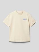 Koszulki dla chłopców - T-shirt z nadrukiem z napisem model ‘JORSANTORINI’ - miniaturka - grafika 1