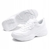 Buty sportowe damskie - Buty damskie sportowe Puma Cilia Mode 371125 02 białe 40.5 - miniaturka - grafika 1