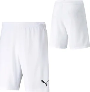 Puma Spodenki męskie Puma teamRISE Short białe 704942 03 S - Spodnie sportowe męskie - miniaturka - grafika 1